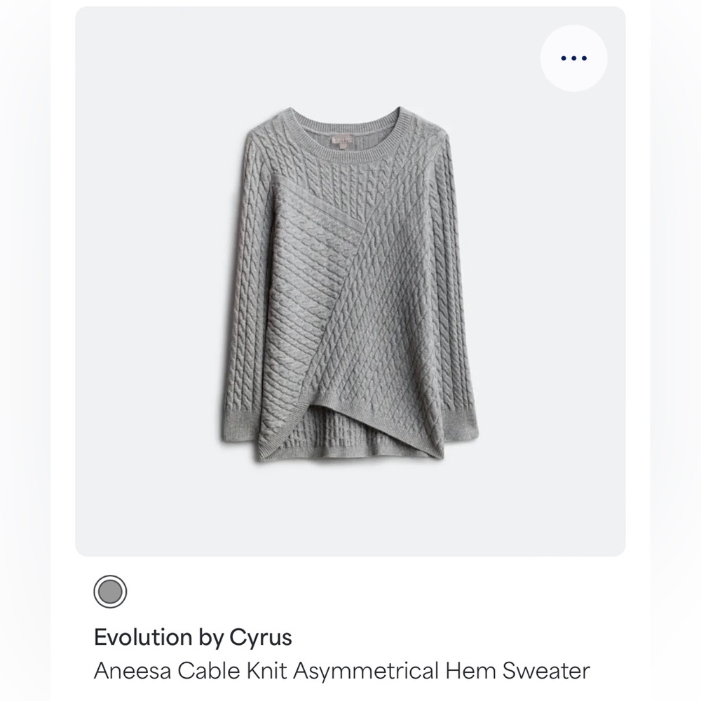 Evolution Asymmetric Hem Sweater - image 1